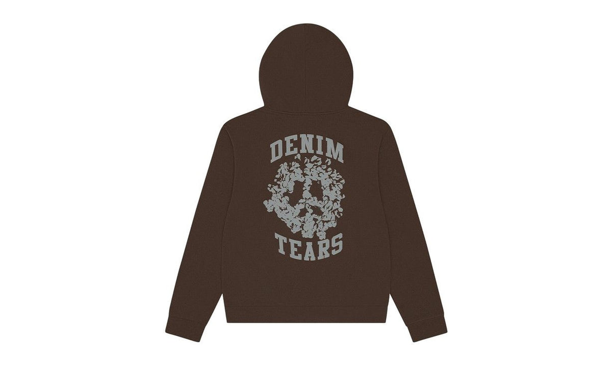 Denim Tears Denim University Zip Hoodie Brown