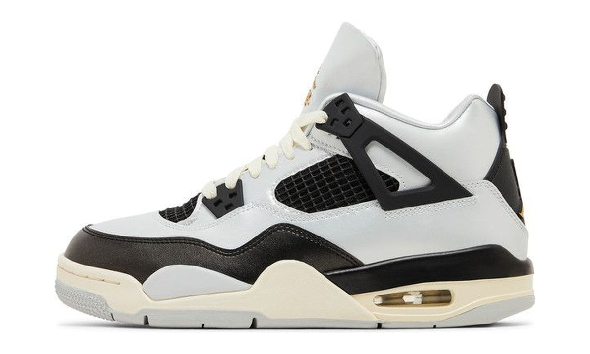 Air Jordan 4 Retro GS Platinum Gold