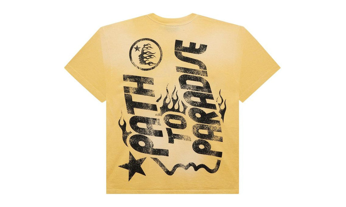 Hellstar Jesus T-Shirt Yellow