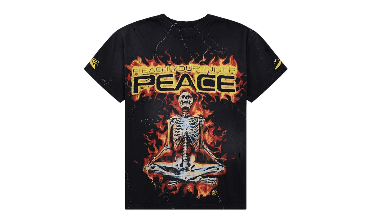 Hellstar Inner Peace Skeleton T-Shirt Black