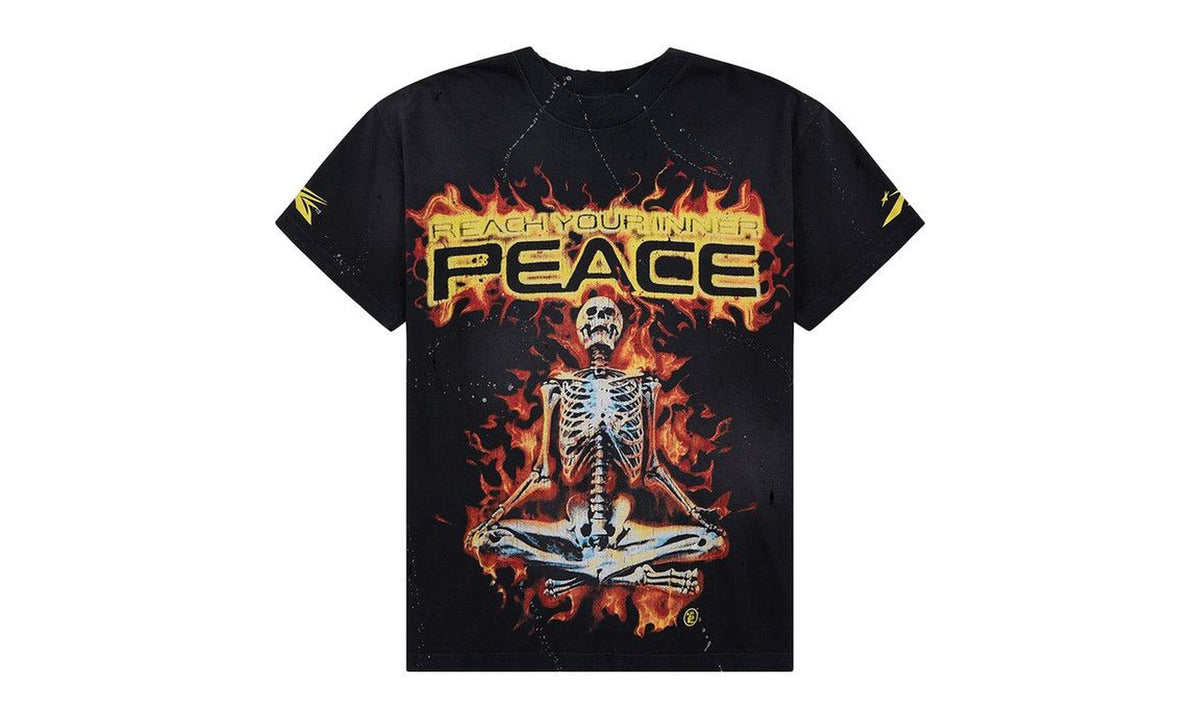 Hellstar Inner Peace Skeleton T-Shirt Black