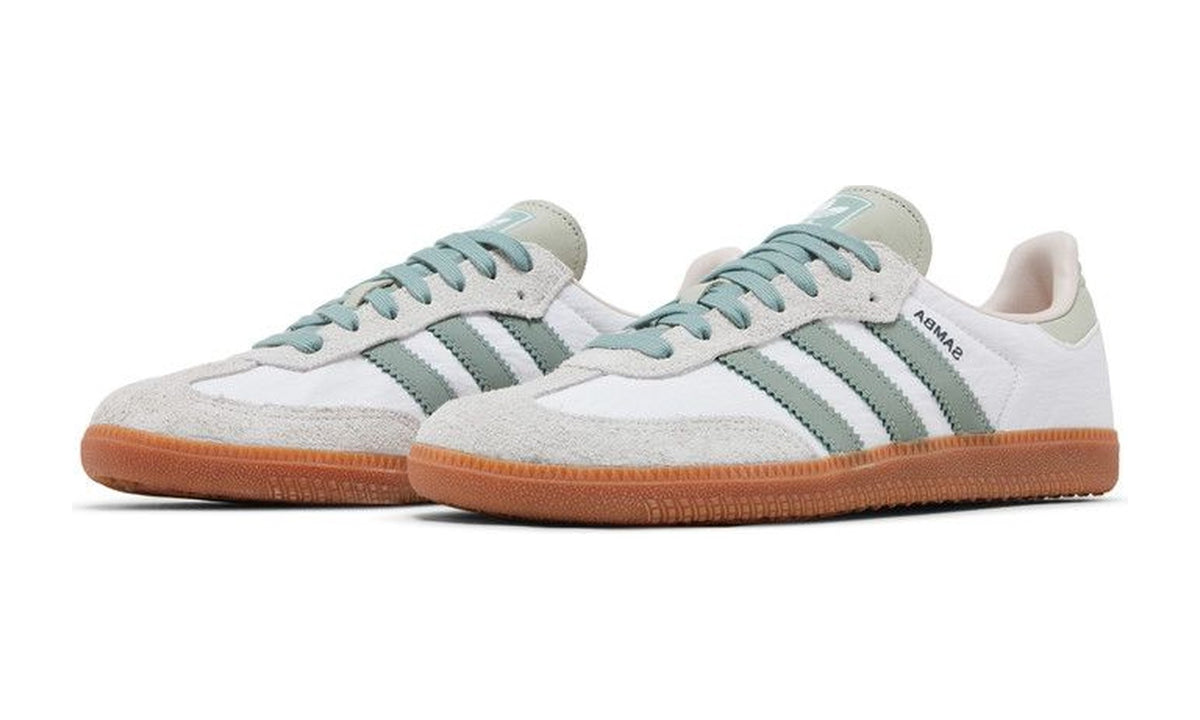 adidas Wmns Samba OG White Silver Green