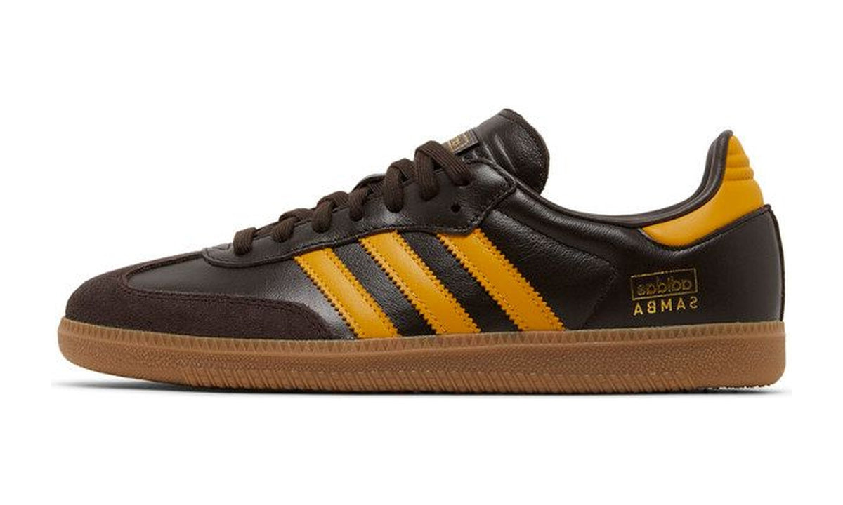 adidas Samba OG Dark Brown Yellow
