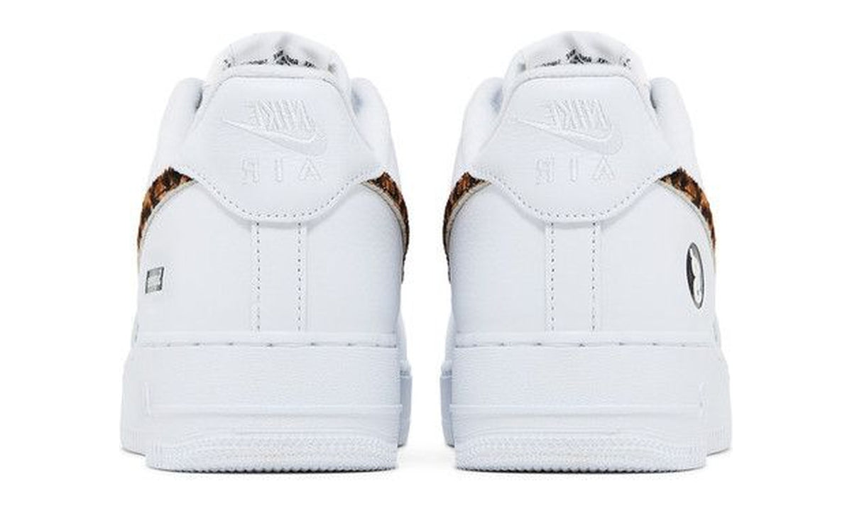 Supreme x GOODENOUGH x Nike Air Force 1 Low White Cheetah Print