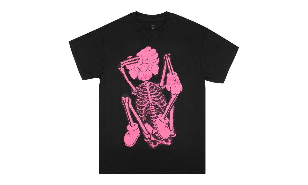 KAWS Skeleton New Fiction Bone T-Shirt Black