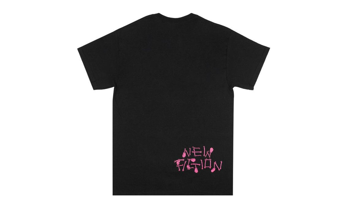 KAWS Skeleton New Fiction Bone T-Shirt Black