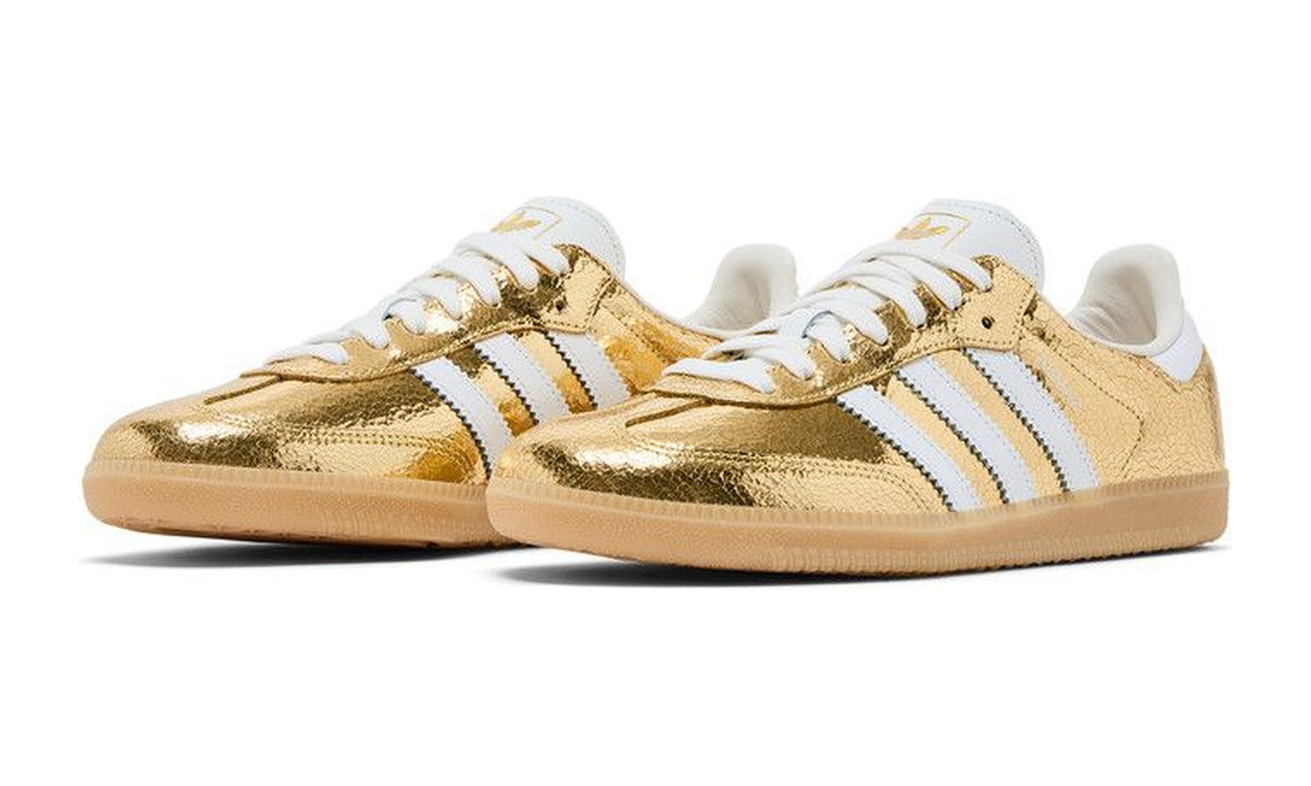 adidas Wmns Samba OG Cracked Metallic Pack - Gold