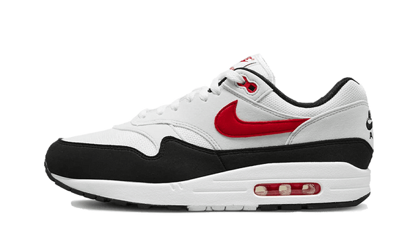 Nike air max 1 white black red best sale