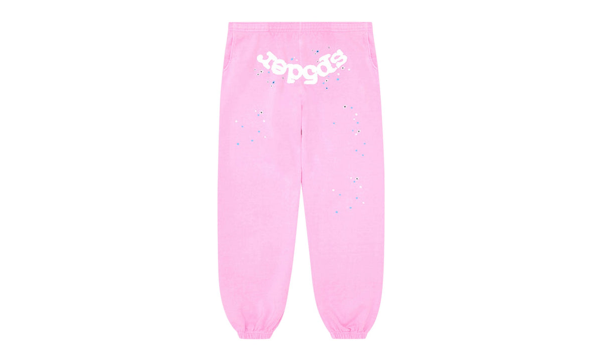 Sp5der OG Web Pink Sweatpants Pink