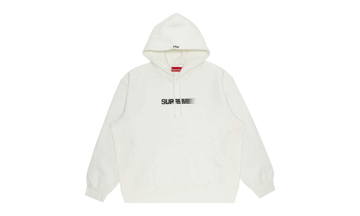 Supreme Motion Logo Hooded Sweatshirt White