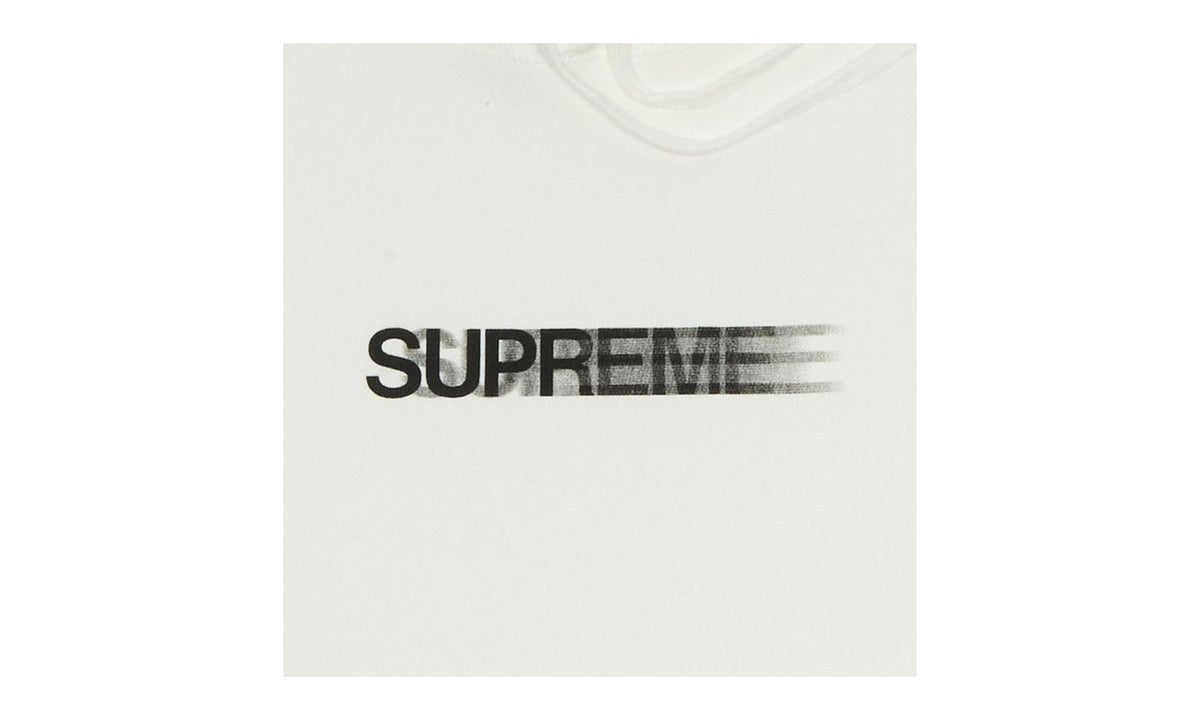 Supreme Motion Logo Hooded Sweatshirt White