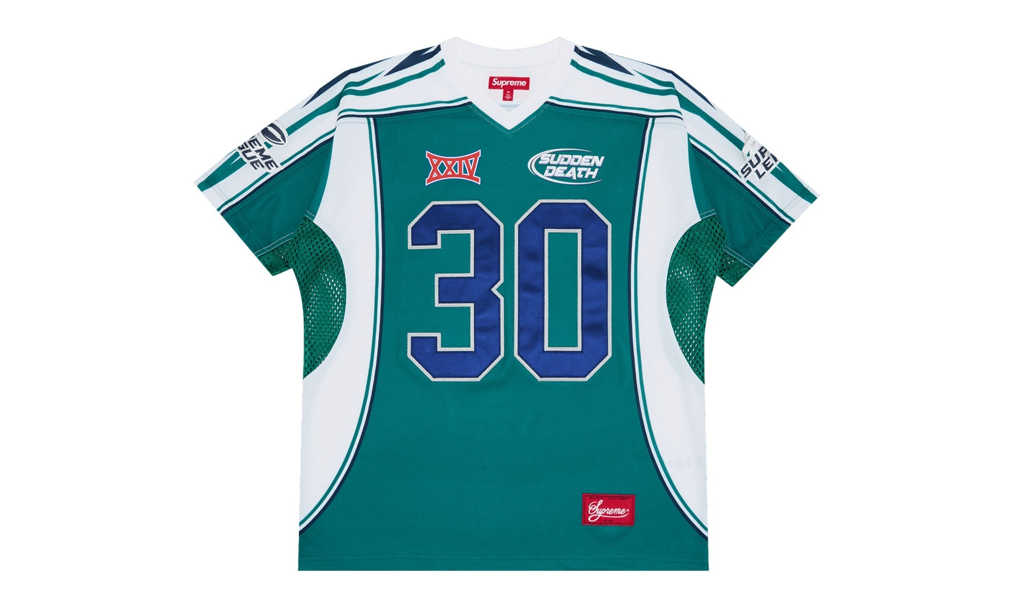 Supreme Sudden Death Football Jersey Teal