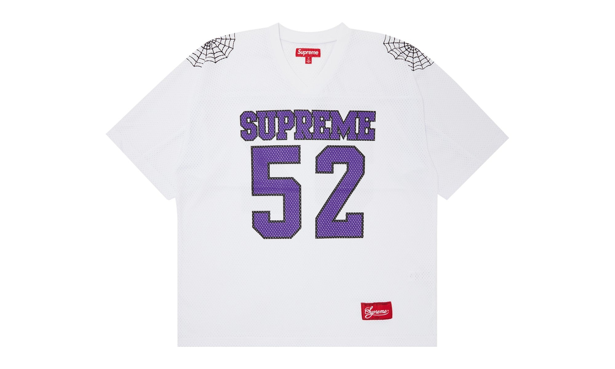 Supreme Spiderweb Football Jersey White