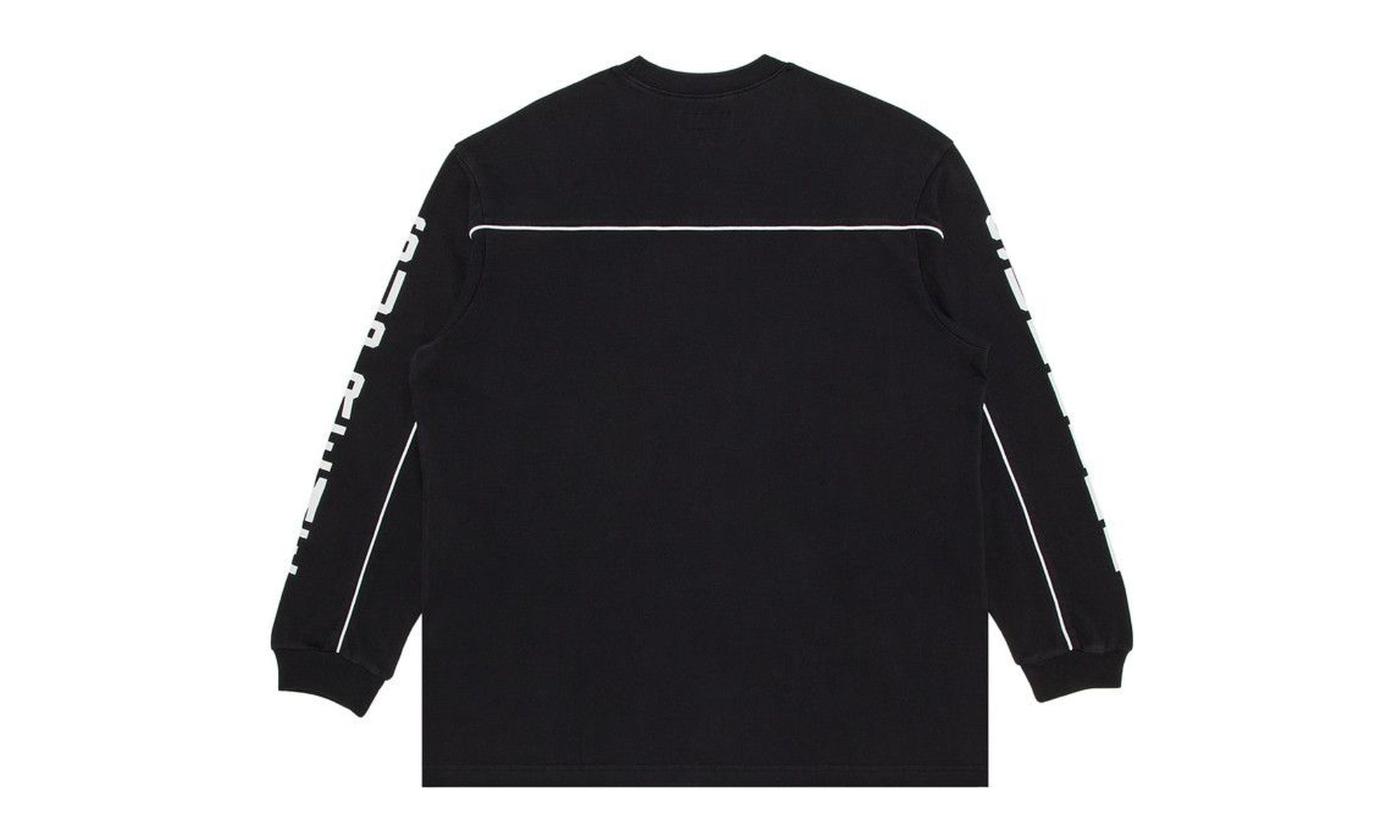 Supreme Paneled Piping Long-Sleeve Top Black