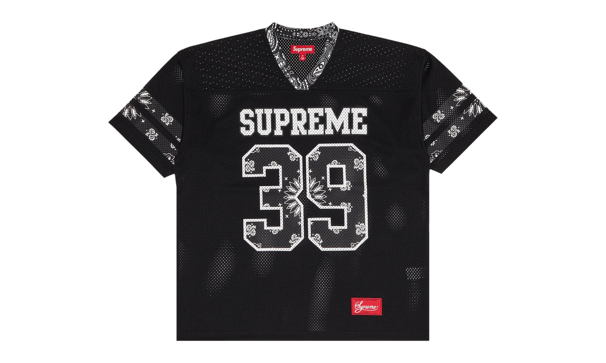 Supreme Bandana Football Jersey Black