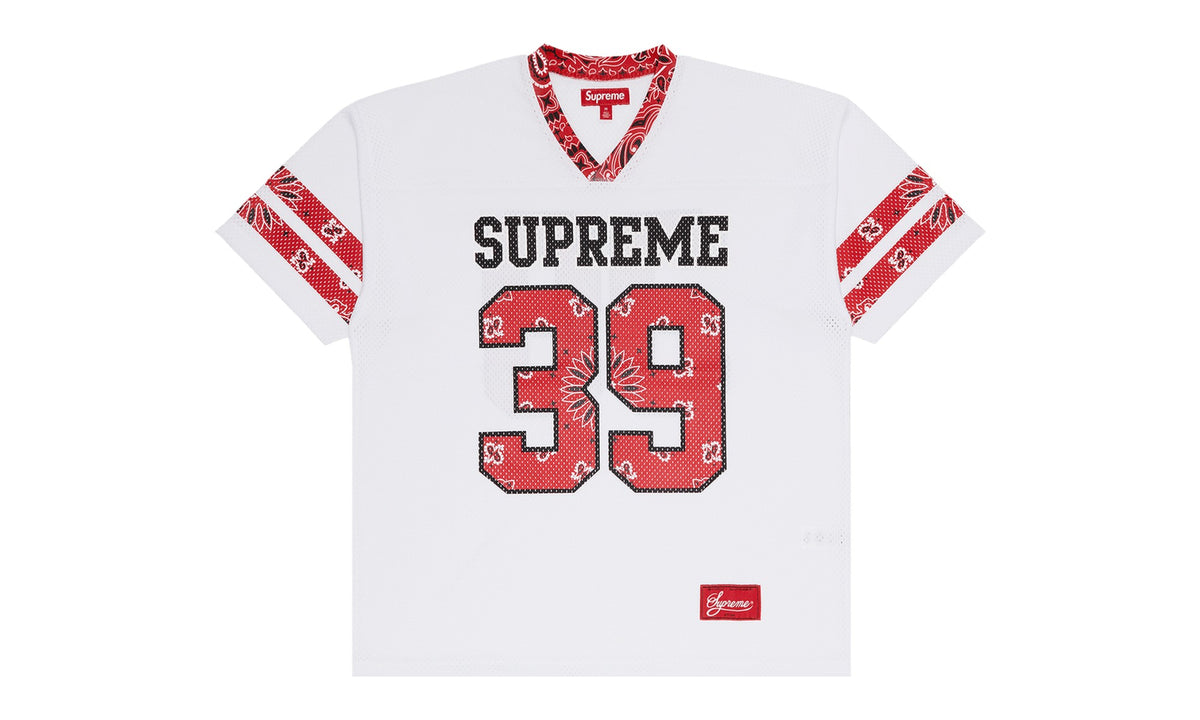 Supreme Bandana Football Jersey White