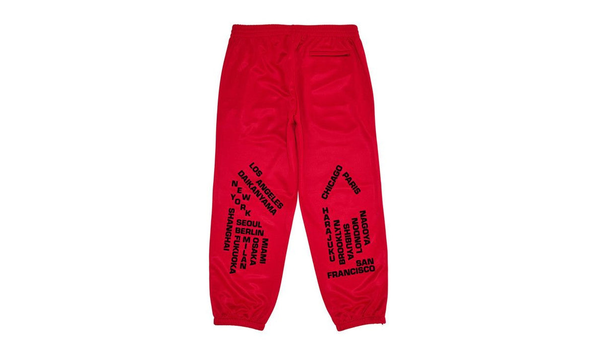 Supreme Worldwide Tricot Track Pant Red