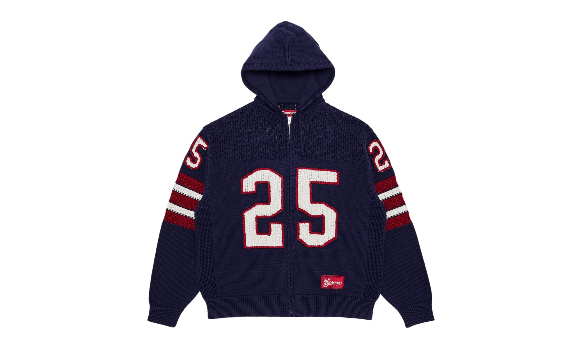 Supreme Sport Zip Up Hooded Sweater Navy