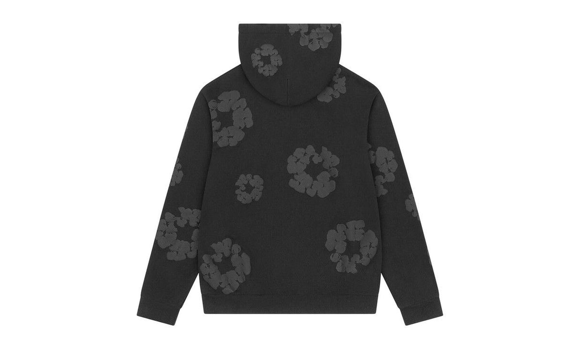 Denim Tears Mono Wreath Hoodie Black
