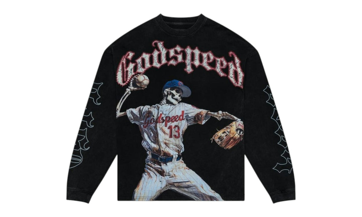 Godspeed Strike Out L/S Tee Black