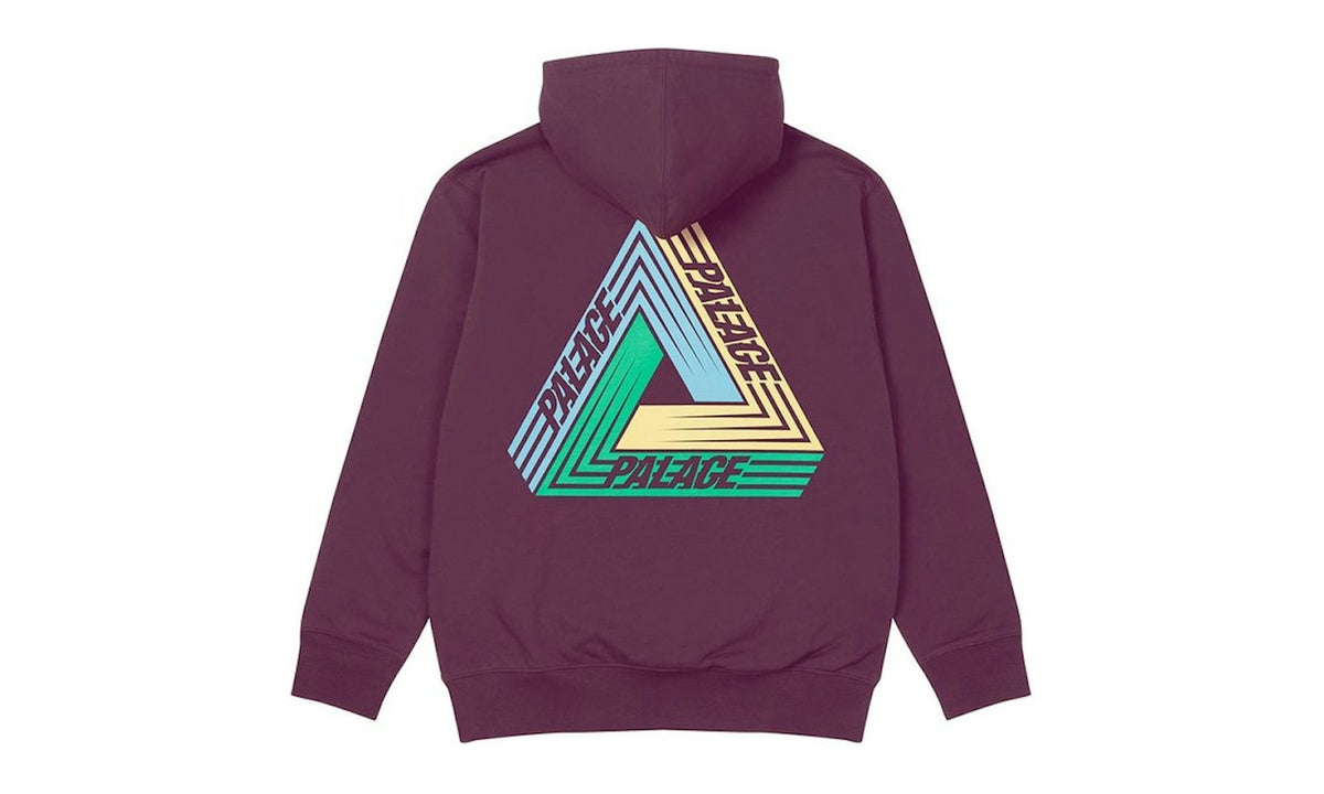 Palace Tri-Dart Hood Burgundy