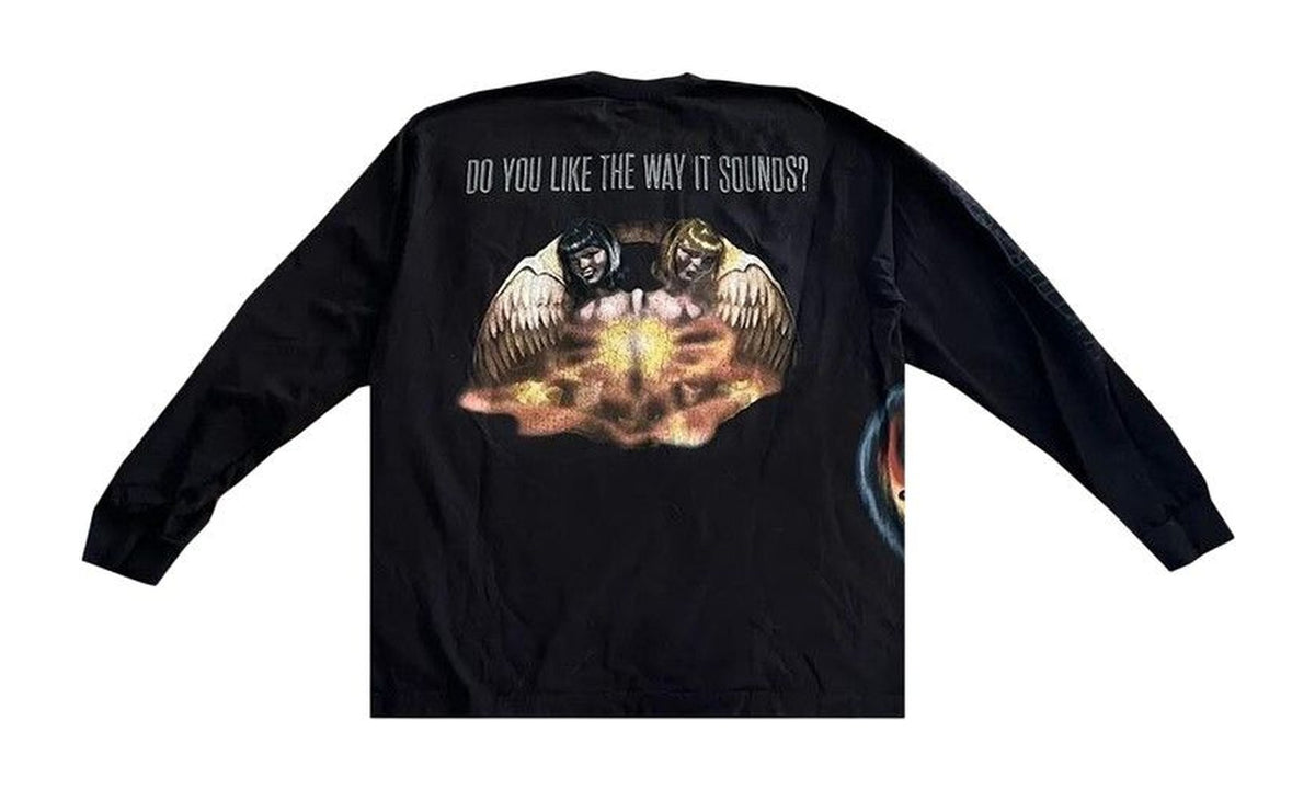 Cactus Jack by Travis Scott Utopia Circus Maximus Sound Long-Sleeve Tee Black