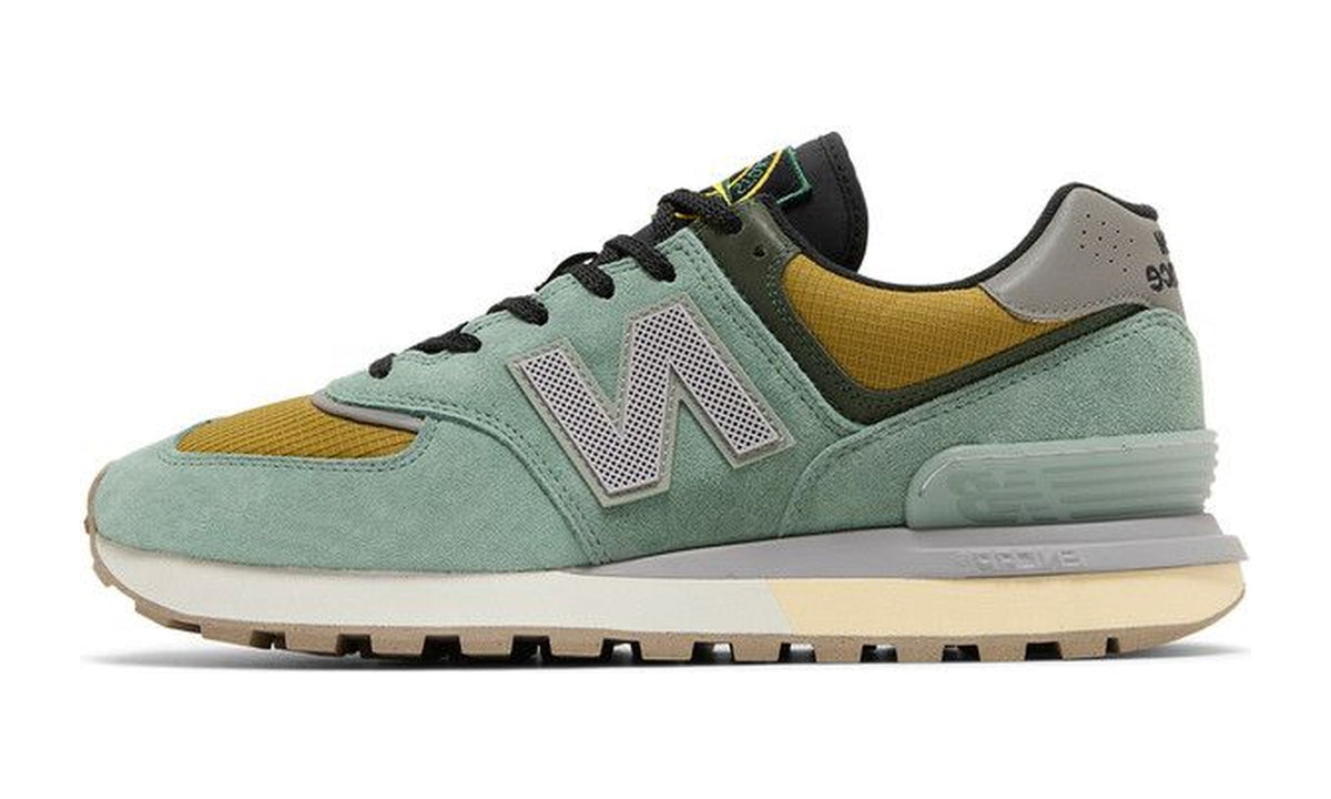 Stone Island x New Balance 574 Legacy Light Green
