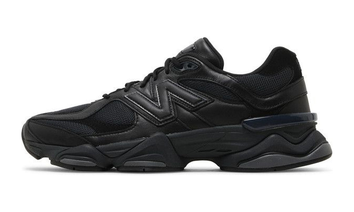 New Balance 9060 Triple Black Leather