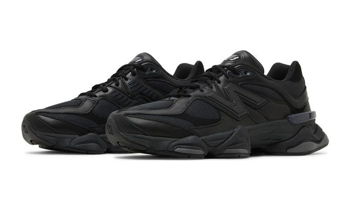 New Balance 9060 Triple Black Leather