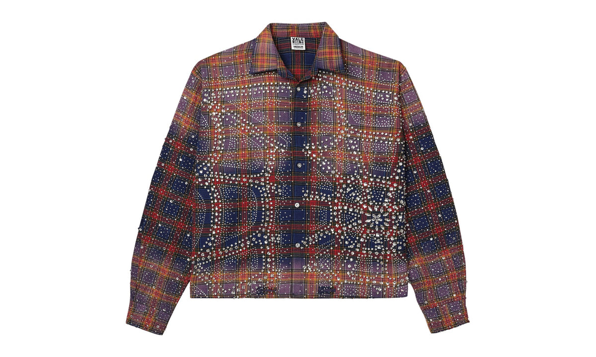 Vale Forever Purple Fever Flannel Blue/Orange