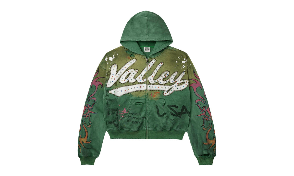 Vale Forever Inferno Zip Up Green