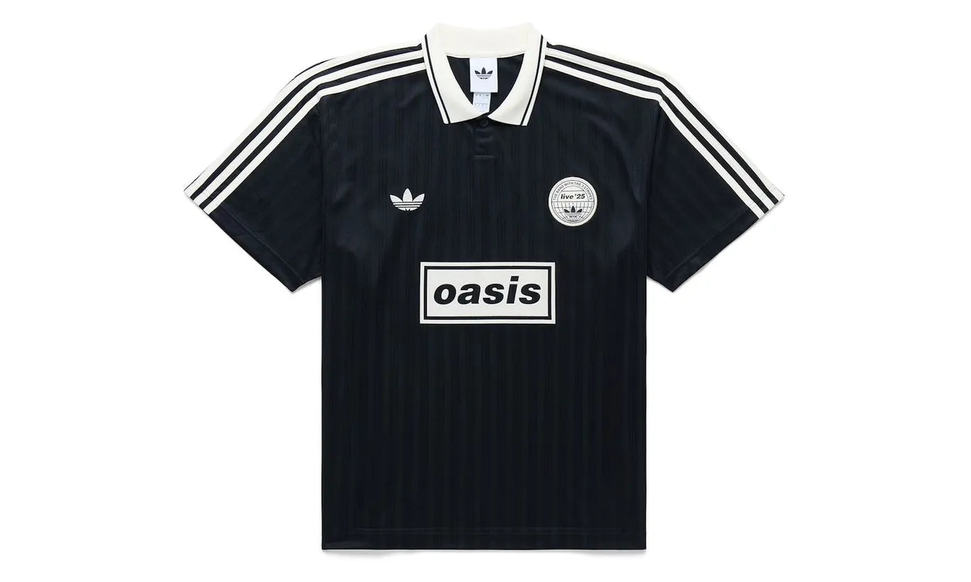adidas x Oasis Tour Jacquard Jersey Black - KT3437