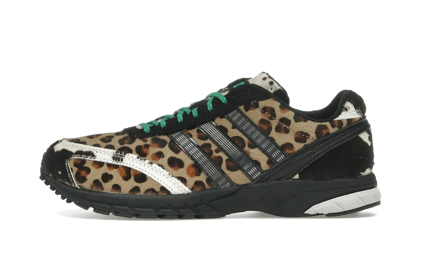 Adizero Adios OG Black Green Leopard - JR6023