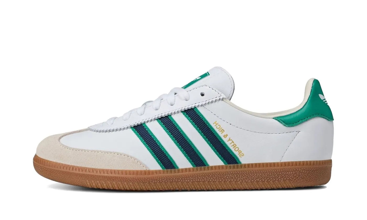 AS 250 Sporty & Rich Footwear White Green - JQ1353