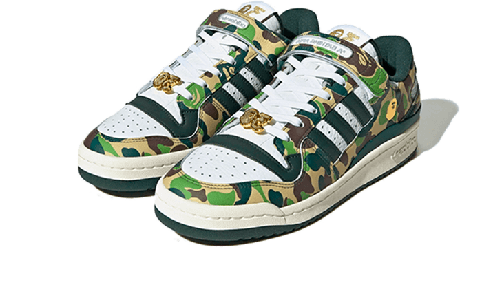 Adidas Forum 84 Low Bape 30th Anniversary Green Camo - ID4771