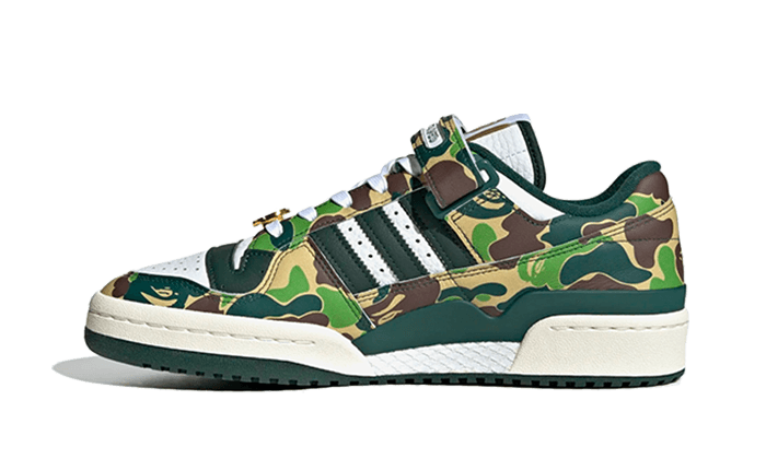 Adidas Forum 84 Low Bape 30th Anniversary Green Camo - ID4771