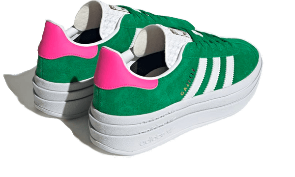 Adidas Adidas Gazelle Bold Green Lucid Pink - IG3136