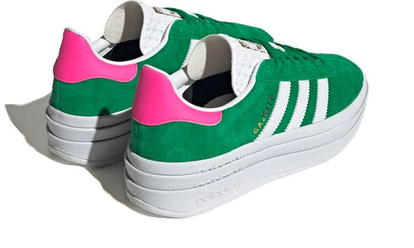 Adidas Adidas Gazelle Bold Green Lucid Pink - IG3136