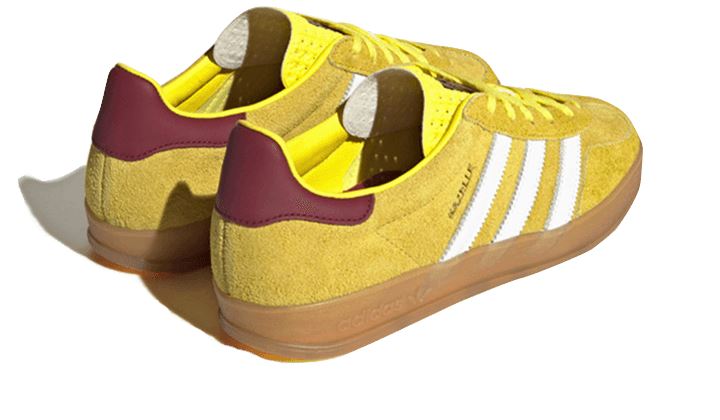 Adidas Adidas Gazelle Indoor Bright Yellow Burgundy - IE7003