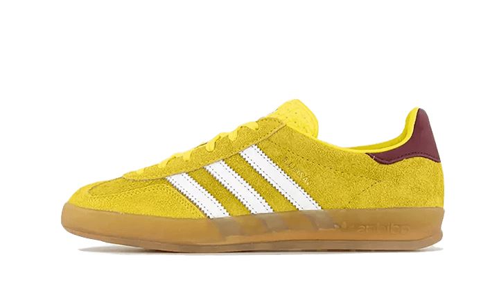 Adidas Gazelle Indoor Bright Yellow Burgundy – limitierter Sneaker bei Shade Studios