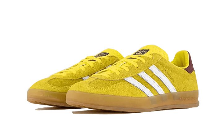 Adidas Gazelle Indoor Bright Yellow Burgundy – limitierter Sneaker bei Shade Studios