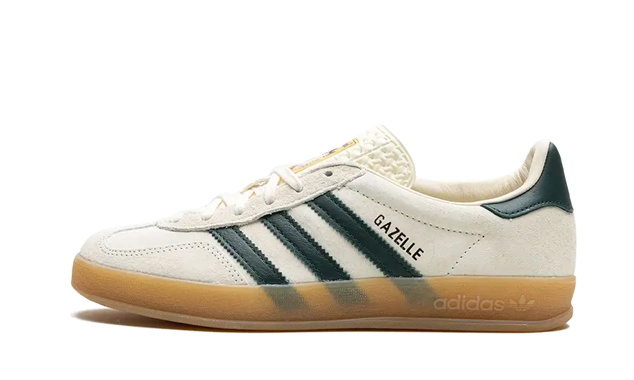 Adidas Gazelle Indoor Cream White Collegiate Green Gum - IH7502