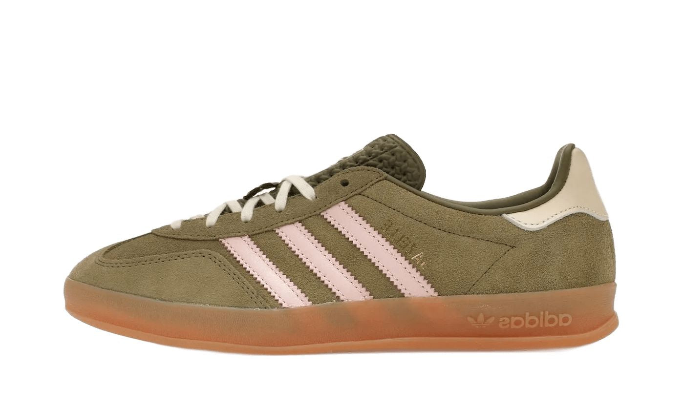 Adidas Gazelle Indoor Focus Olive Clear Pink