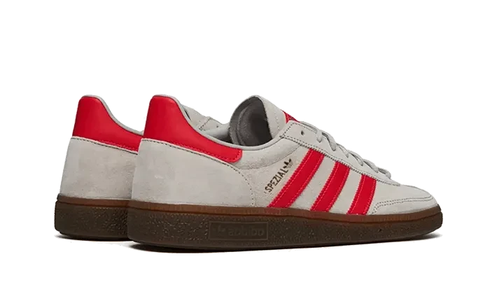 Adidas Handball Spezial Grey Two Hi-Res Red – limitierter Sneaker bei Shade Studios