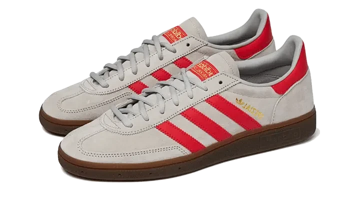 Adidas Handball Spezial Grey Two Hi-Res Red – limitierter Sneaker bei Shade Studios