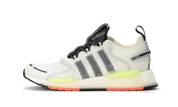 Adidas nmd white and orange best sale