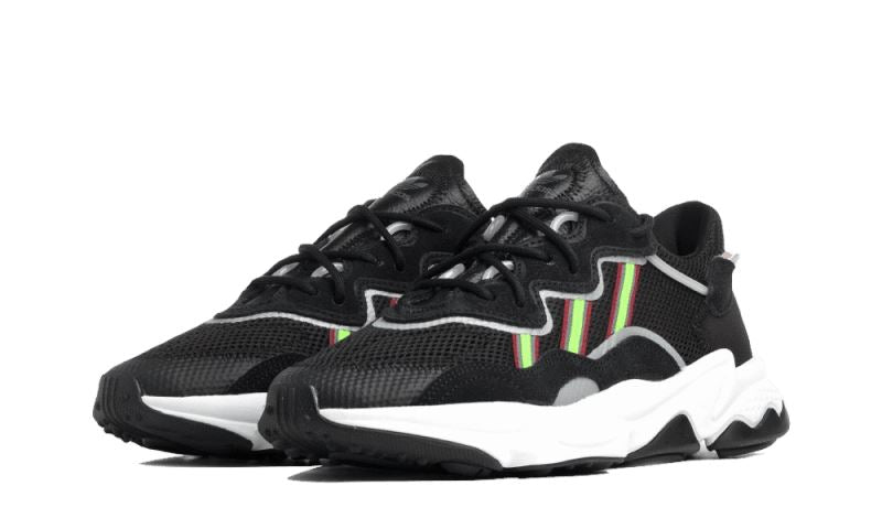 Adidas Ozweego Core Black Solar Green – limitierter Sneaker bei Shade Studios