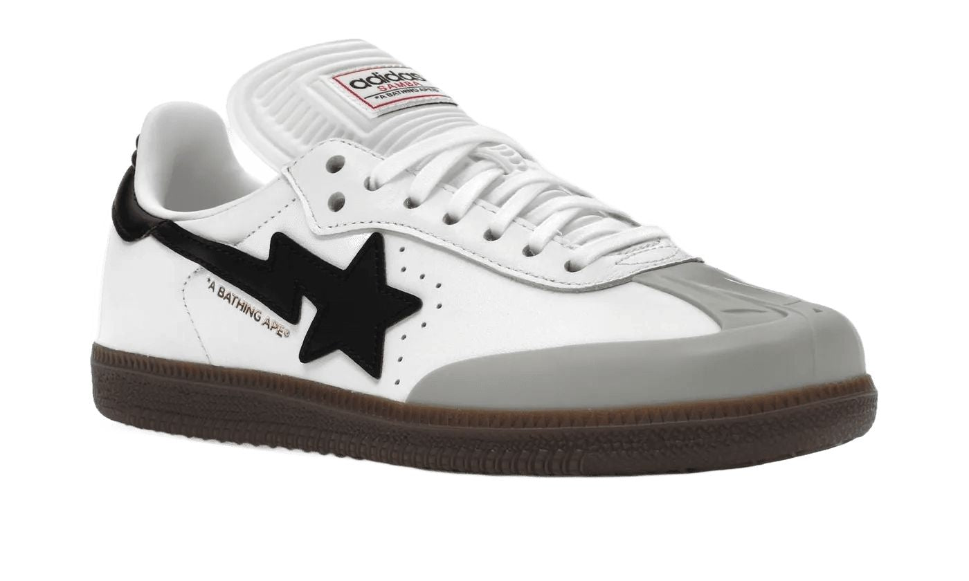 Adidas Samba Bape White Black Gum