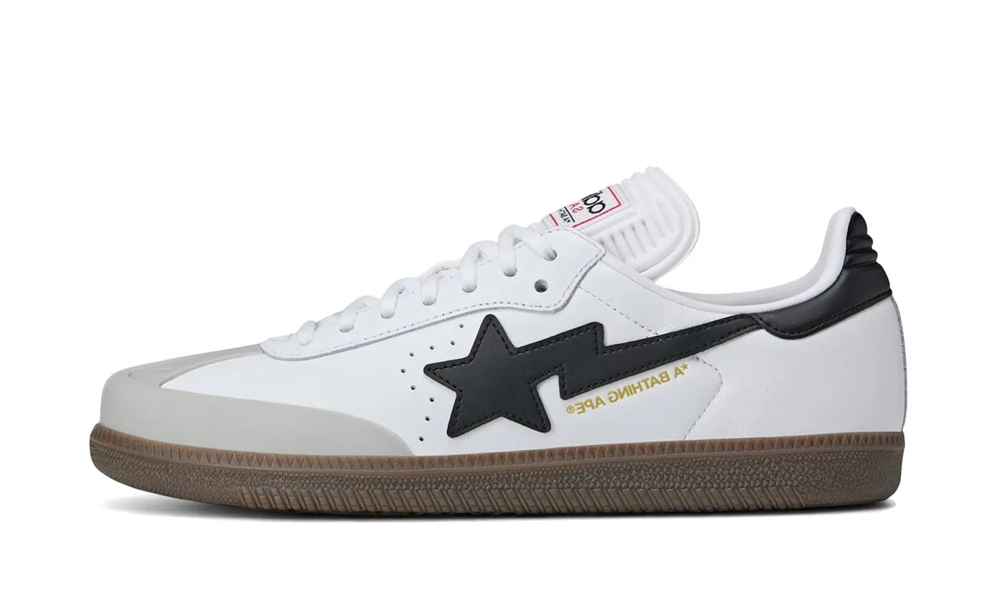 Samba Bape White Black Gum - JR9245