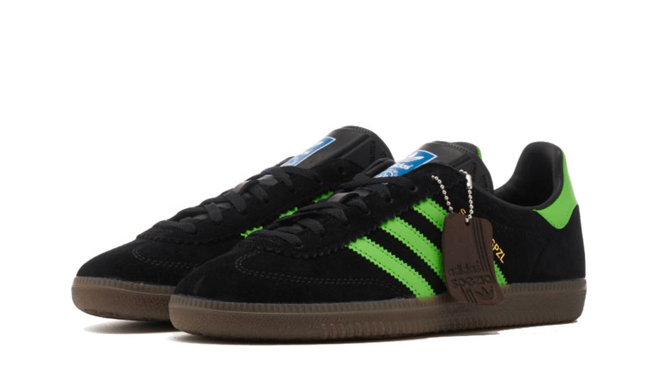 Adidas Samba Deco SPZL Core Black Lucid Lime – limitierter Sneaker bei Shade Studios